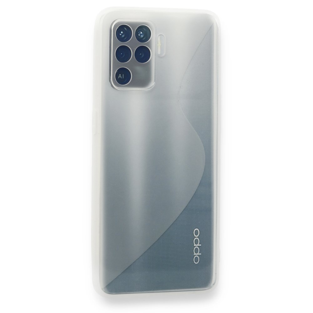  Oppo Reno 5 Lite Kılıf S Silikon - Şeffaf