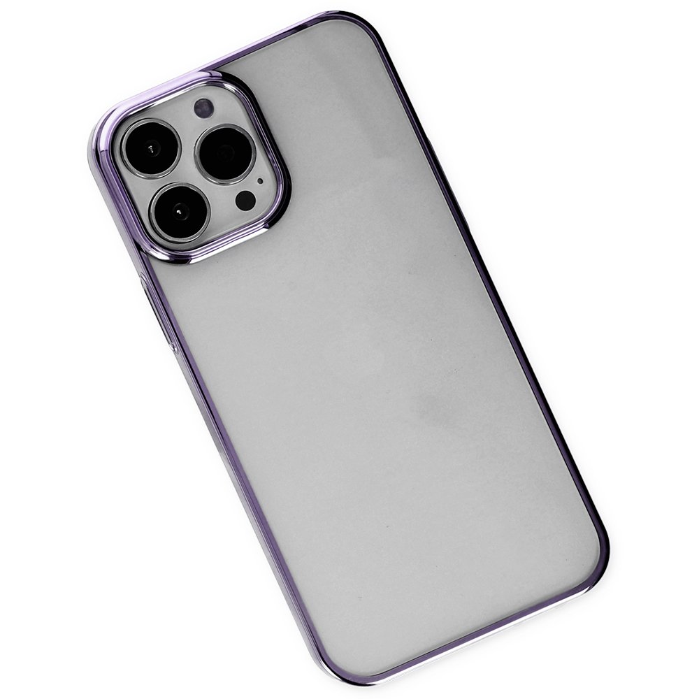  iPhone 13 Pro Max Kılıf Element Silikon - Mor