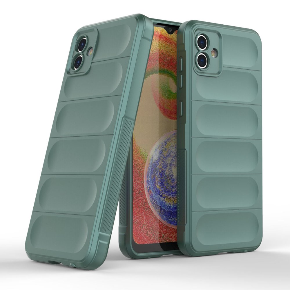  Samsung Galaxy A04 Kılıf Optimum Silikon - Koyu Yeşil
