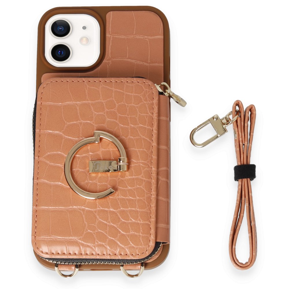 Joko iPhone 12 Kılıf Ermes Kapak - Açık Kırmızı Joko iPhone 12 Kılıf Ermes Kapak - Açık Kırmızı