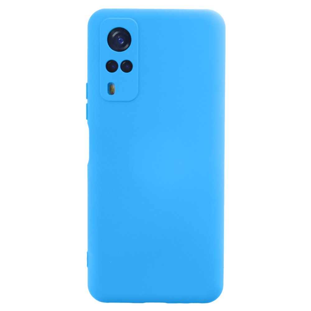 Vivo Y51 Kılıf Nano içi Kadife Silikon - Mavi