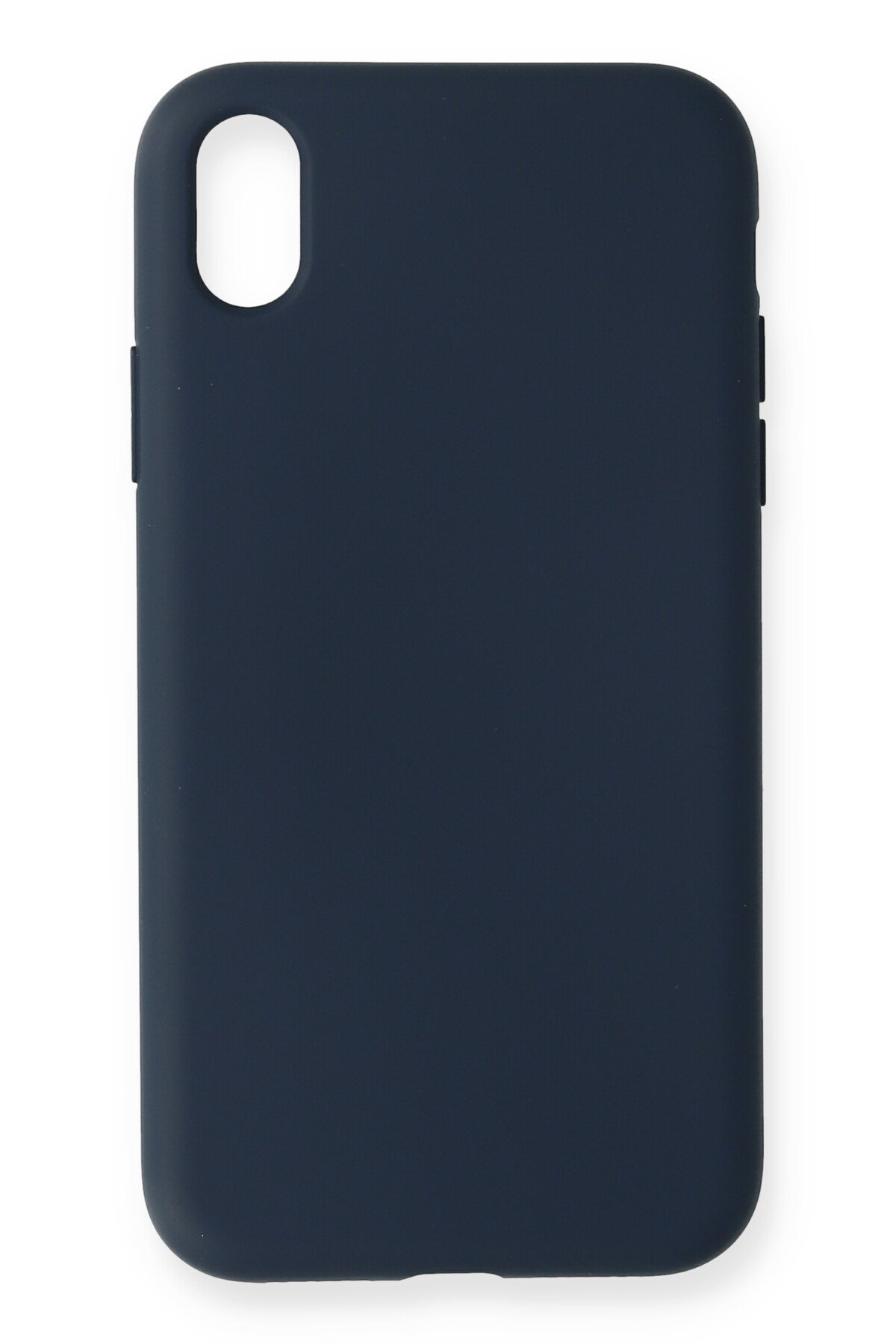 iPhone XR Kılıf Nano içi Kadife Silikon - Lacivert iPhone XR Kılıf Nano içi Kadife Silikon - Lacivert