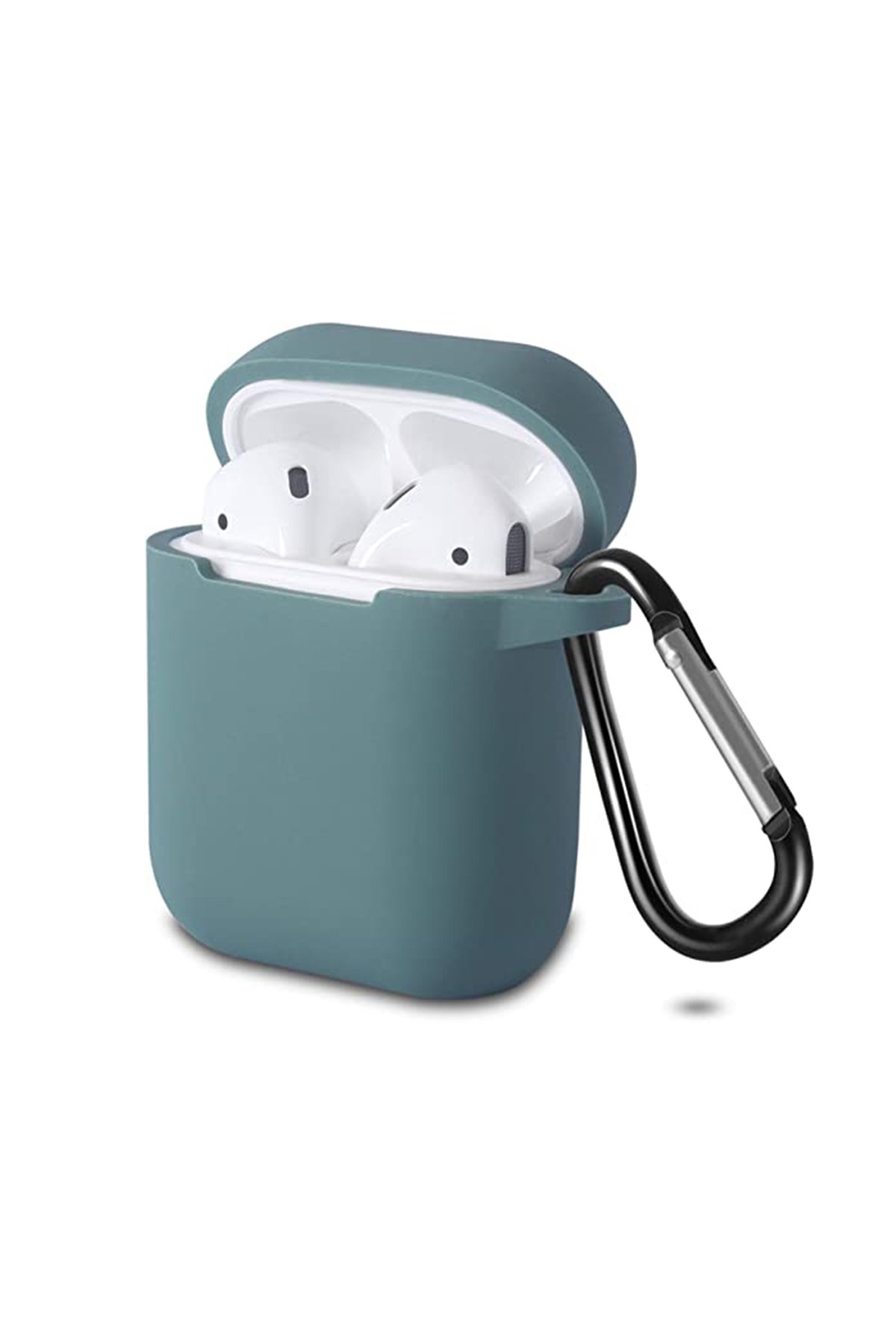  Airpods (1.nesil) Sert Silikon Kılıf - Turkuaz