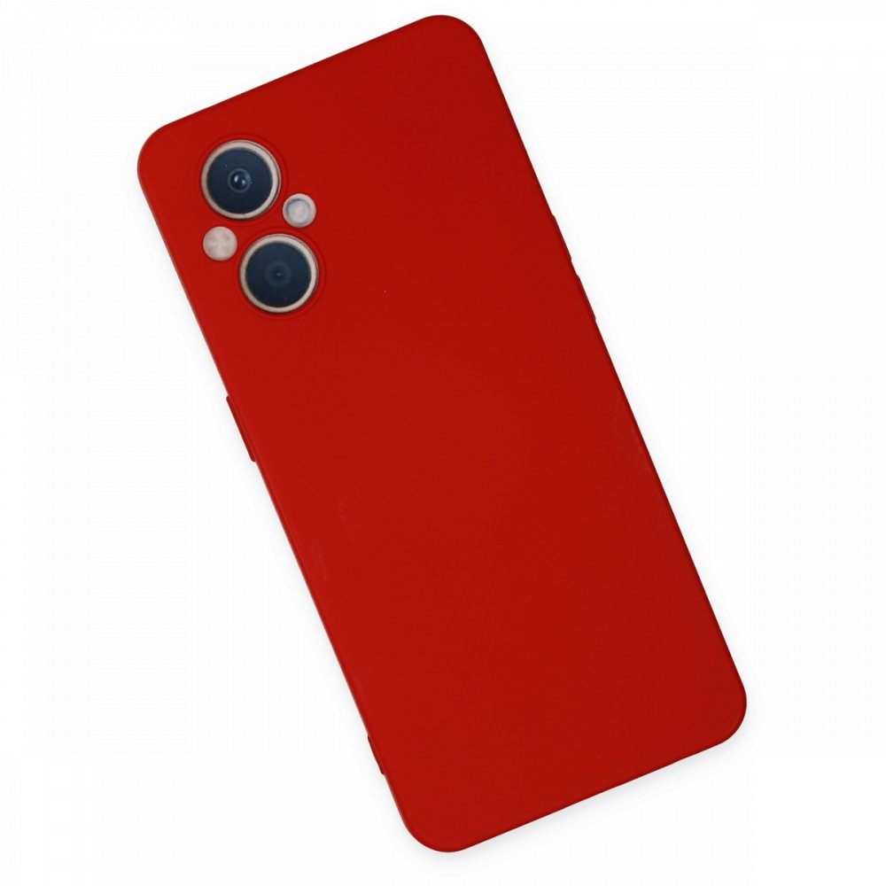 Oppo Reno 7 Lite Kılıf Nano içi Kadife Silikon - Kırmızı Oppo Reno 7 Lite Kılıf Nano içi Kadife Silikon - Kırmızı