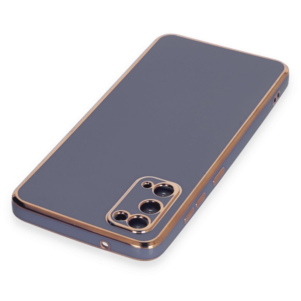  Samsung Galaxy S20 Kılıf Volet Silikon - Mavi