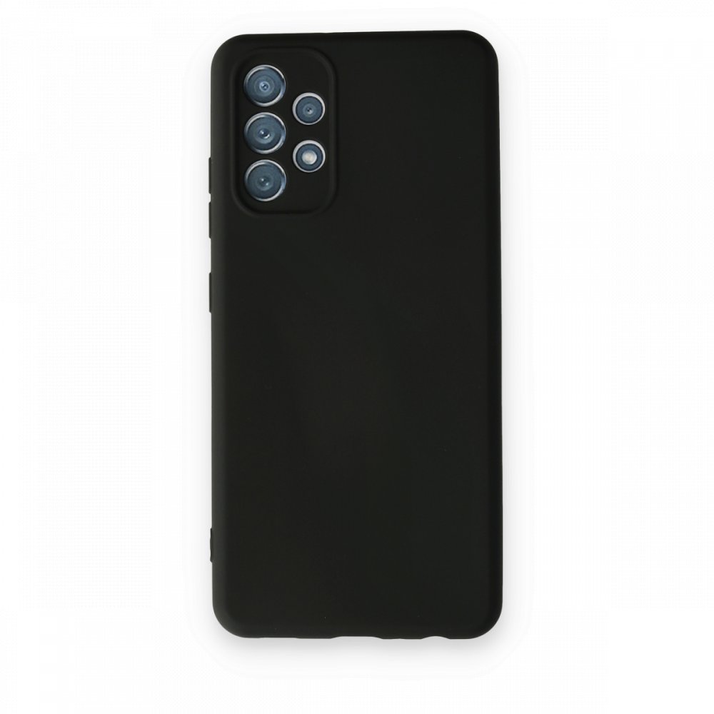 Samsung Galaxy A13 4G Kılıf Nano içi Kadife Silikon - Siyah