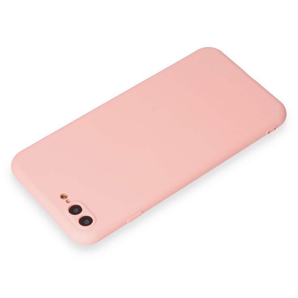 iPhone 8 Plus Kılıf First Silikon - Pudra iPhone 8 Plus Kılıf First Silikon - Pudra