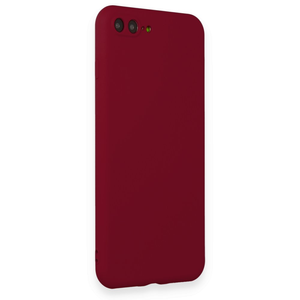  iPhone 8 Plus Kılıf First Silikon - Bordo