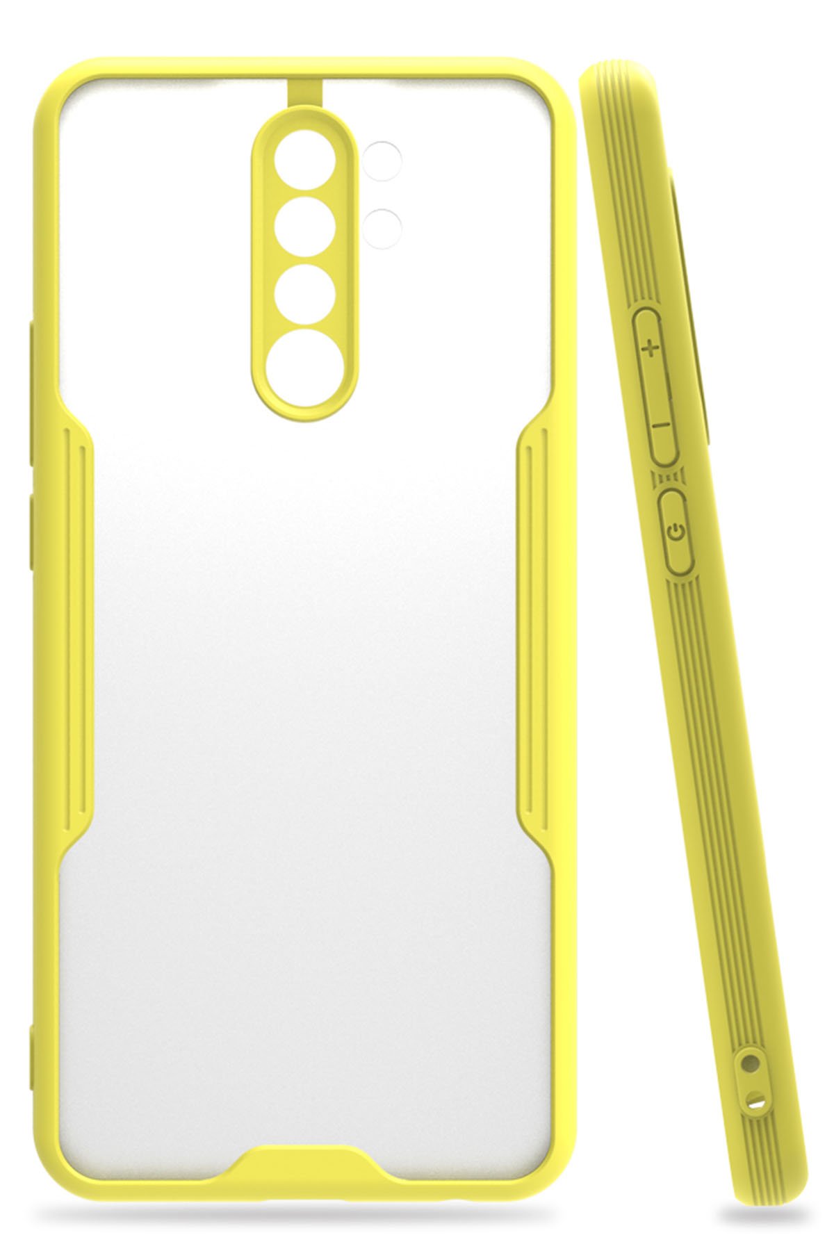 Redmi Note 8 Pro Kılıf Platin Silikon - Sarı