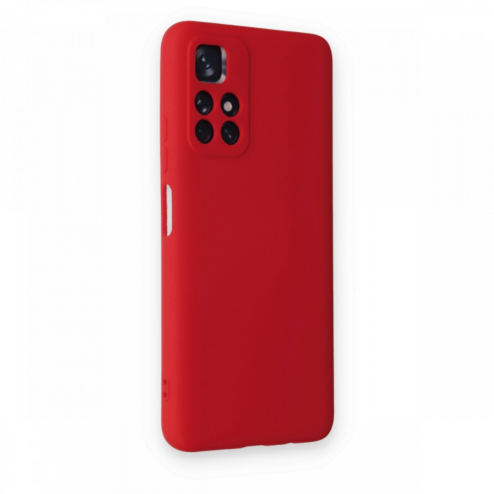  Xiaomi Poco M4 Pro 5G Kılıf Nano içi Kadife Silikon - Kırmızı