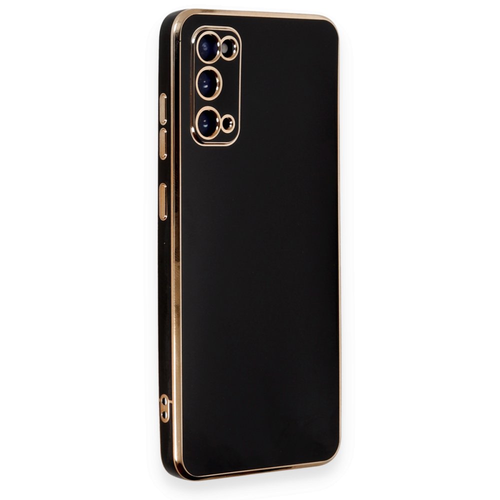  Samsung Galaxy S20 Kılıf Volet Silikon - Siyah