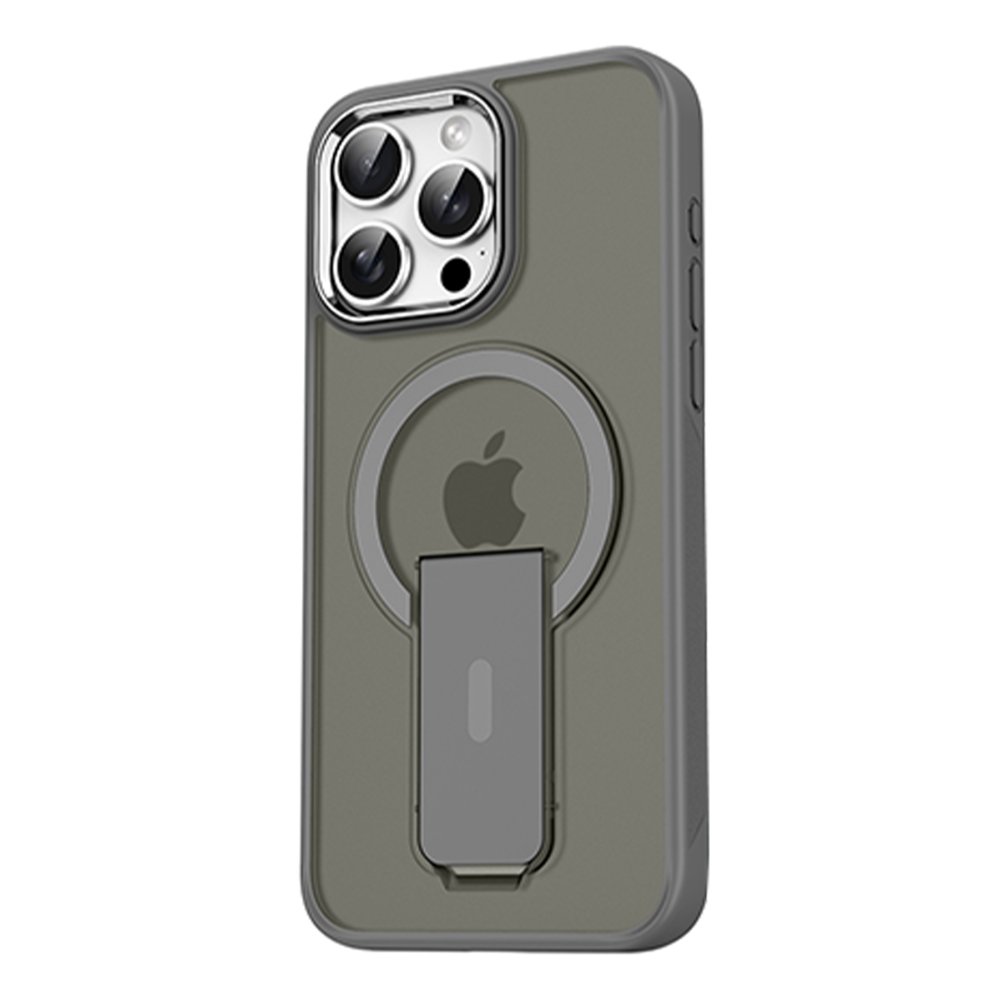 iPhone 14 Pro Tork Magsafe Standlı Kapak - Titan Gri