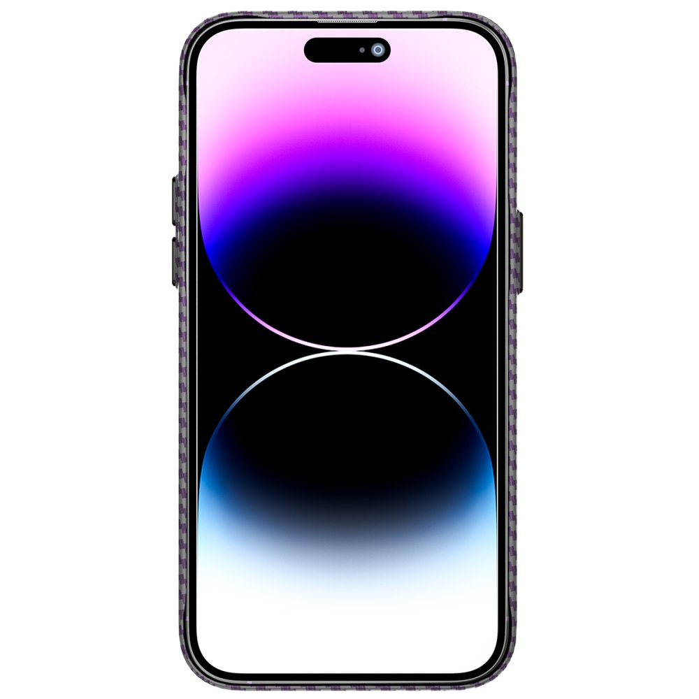  iPhone 12 Pro Max Kılıf Mekanik Magsafe Kapak - Derin Mor