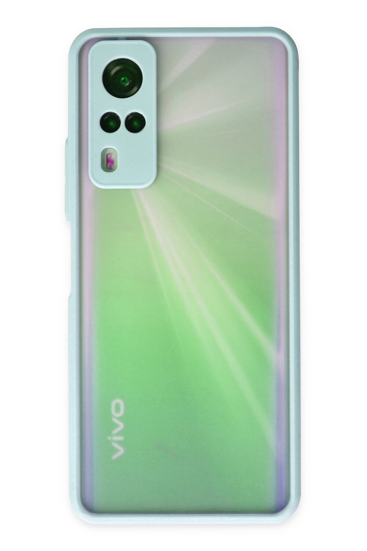  Vivo Y53S Kılıf Montreal Silikon Kapak - Turkuaz