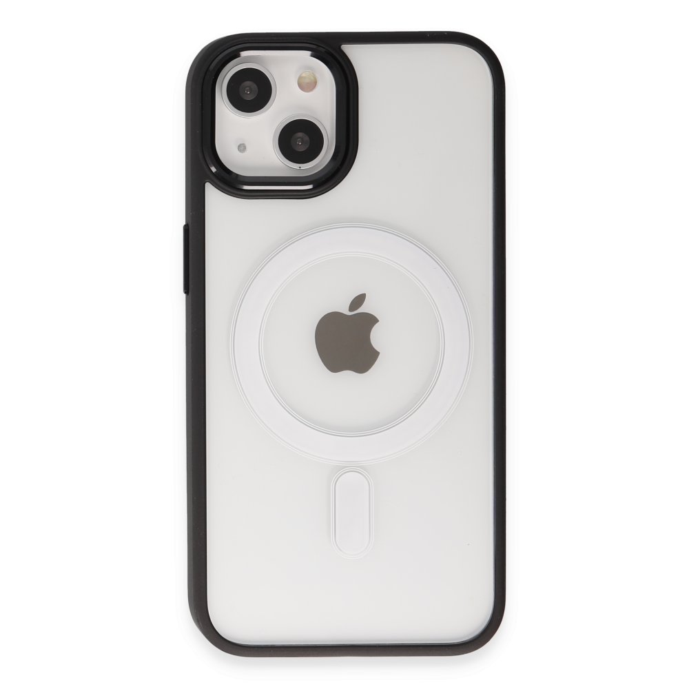  iPhone 15 Kılıf Room Magneticsafe Silikon - Siyah