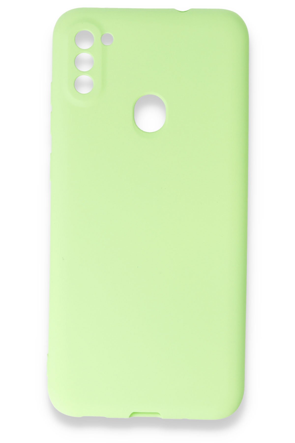  Samsung Galaxy M11 Kılıf First Silikon - Yeşil
