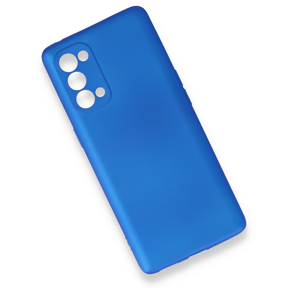  Oppo Reno 5 Pro Kılıf First Silikon - Mavi