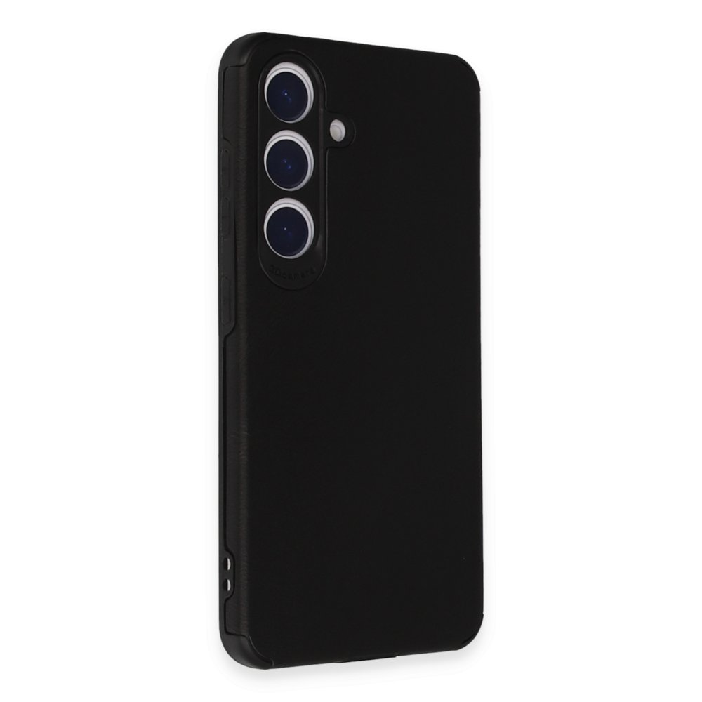  Samsung Galaxy S24 Kılıf Loop Deri Silikon - Siyah