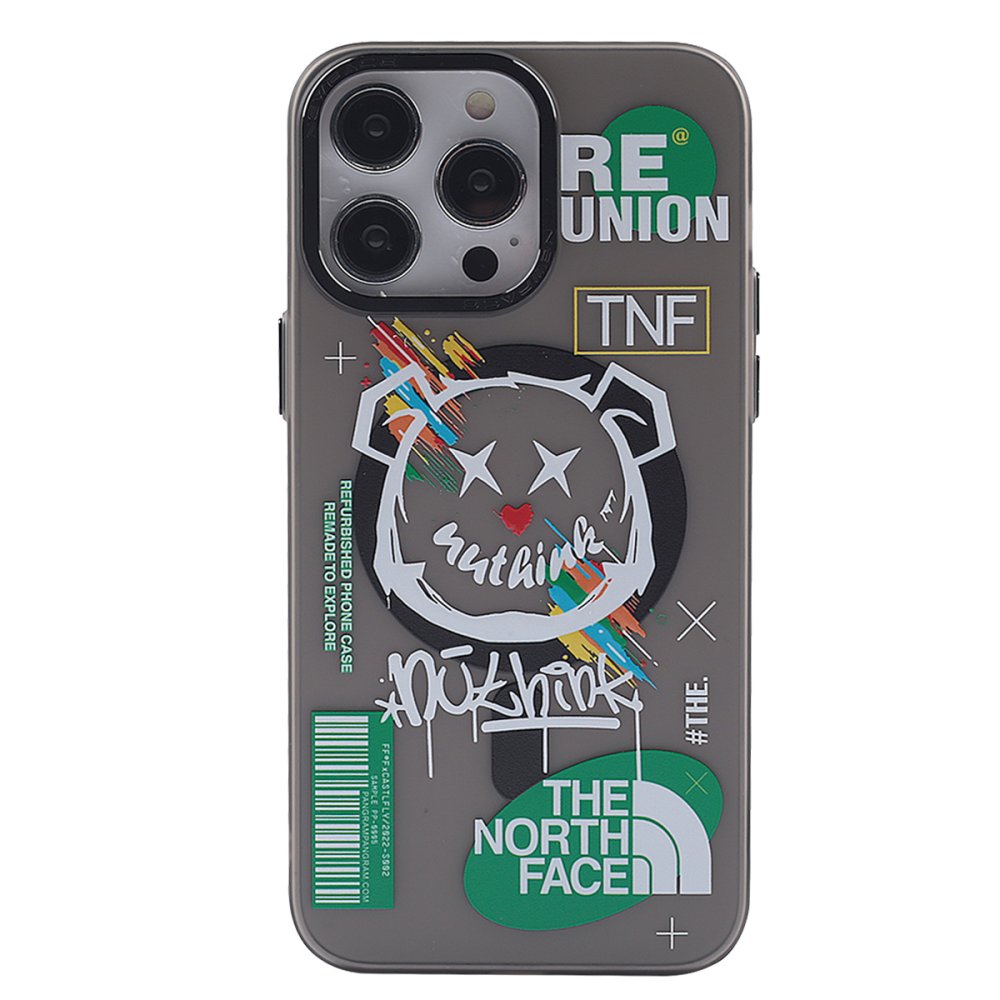  iPhone 13 Pro Kılıf Apollo Magneticsafe Desenli Kapak - Apollo Siyah - 2