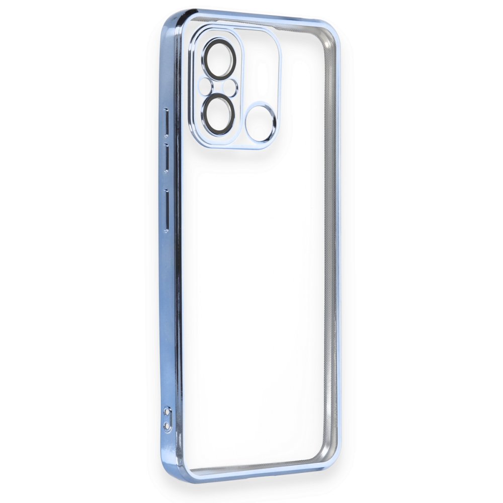 Redmi 12C Kılıf Razer Lensli Silikon - Açık Mavi