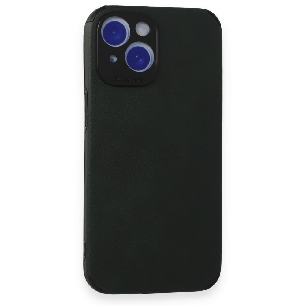  iPhone 15 Kılıf Loop Deri Silikon - Yeşil