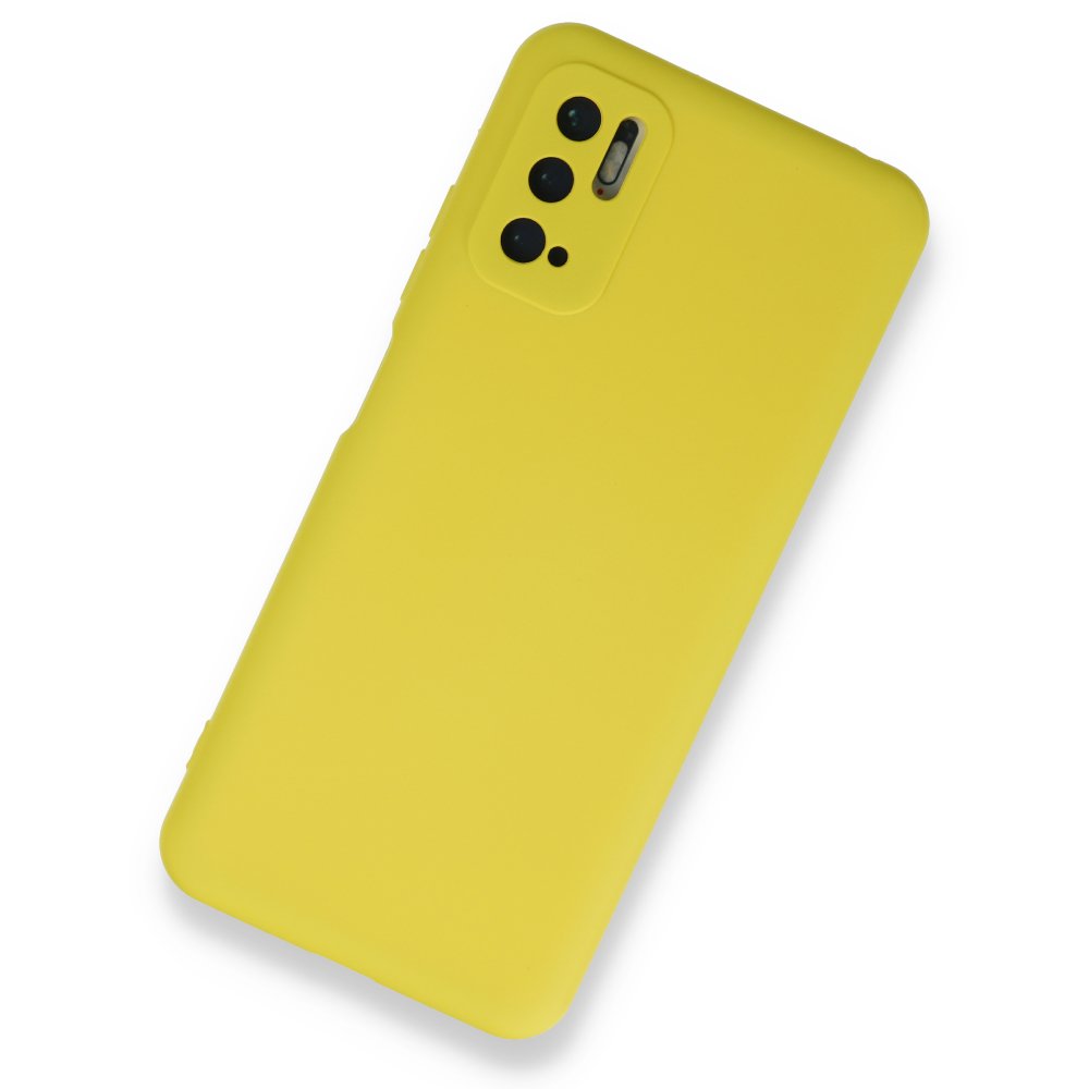 Redmi Note 11 SE Kılıf Nano içi Kadife Silikon - Sarı Redmi Note 11 SE Kılıf Nano içi Kadife Silikon - Sarı