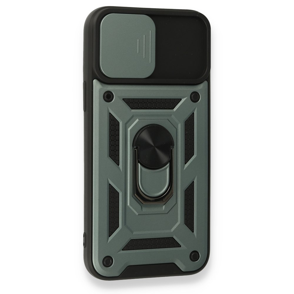 iPhone 13 Pro Kılıf Pars Lens Yüzüklü Silikon - Yeşil iPhone 13 Pro Kılıf Pars Lens Yüzüklü Silikon - Yeşil