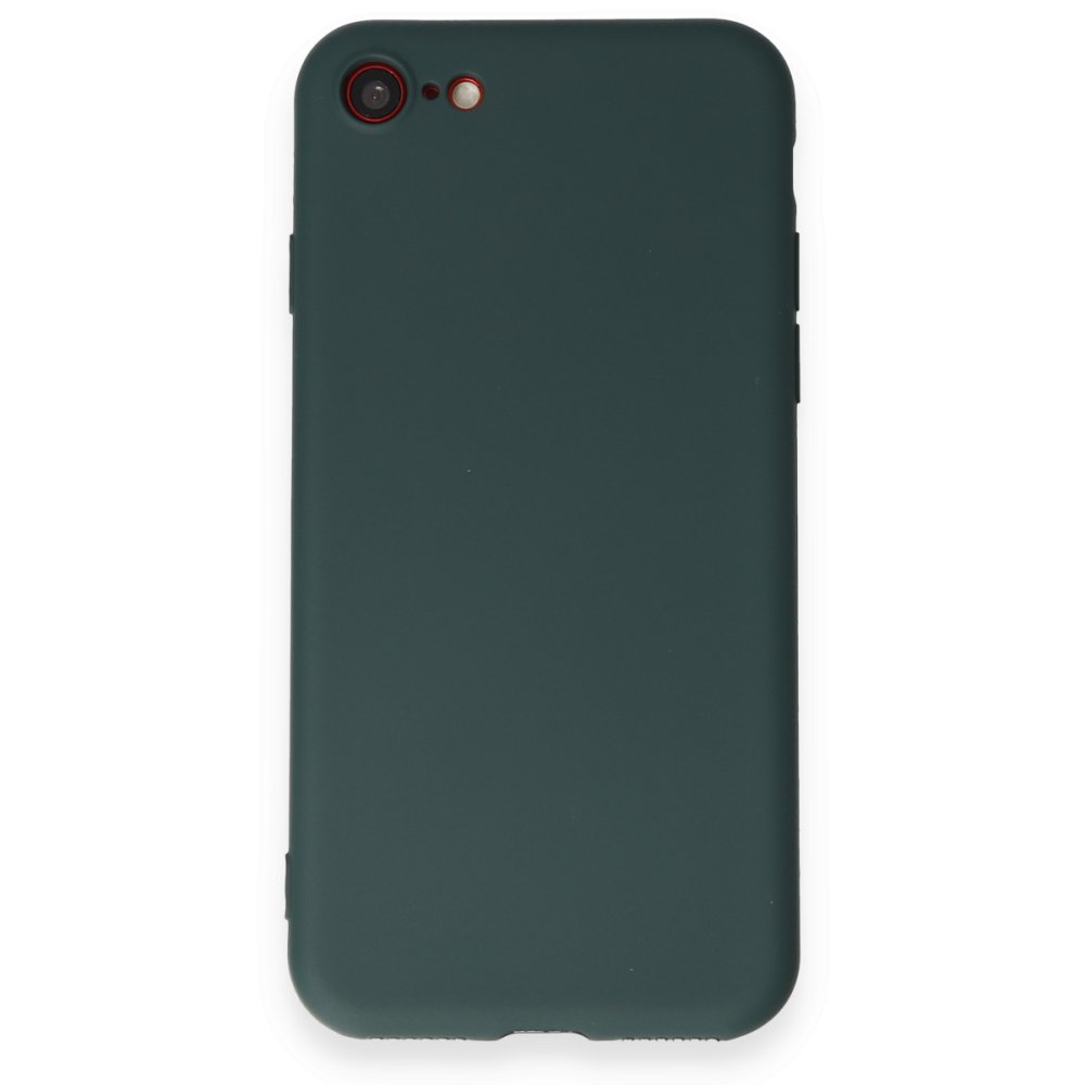  iPhone 8 Kılıf First Silikon - Koyu Yeşil