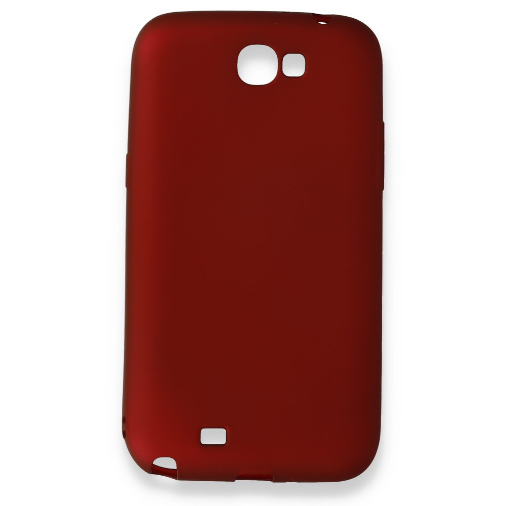  Samsung Galaxy Note 2 / N7100 Kılıf First Silikon - Bordo