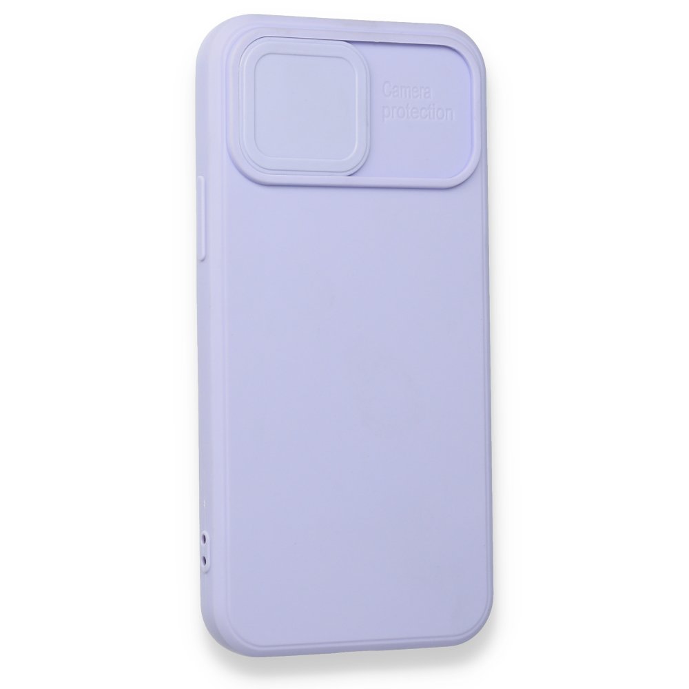 iPhone 12 Pro Kılıf Color Lens Silikon - Mor iPhone 12 Pro Kılıf Color Lens Silikon - Mor