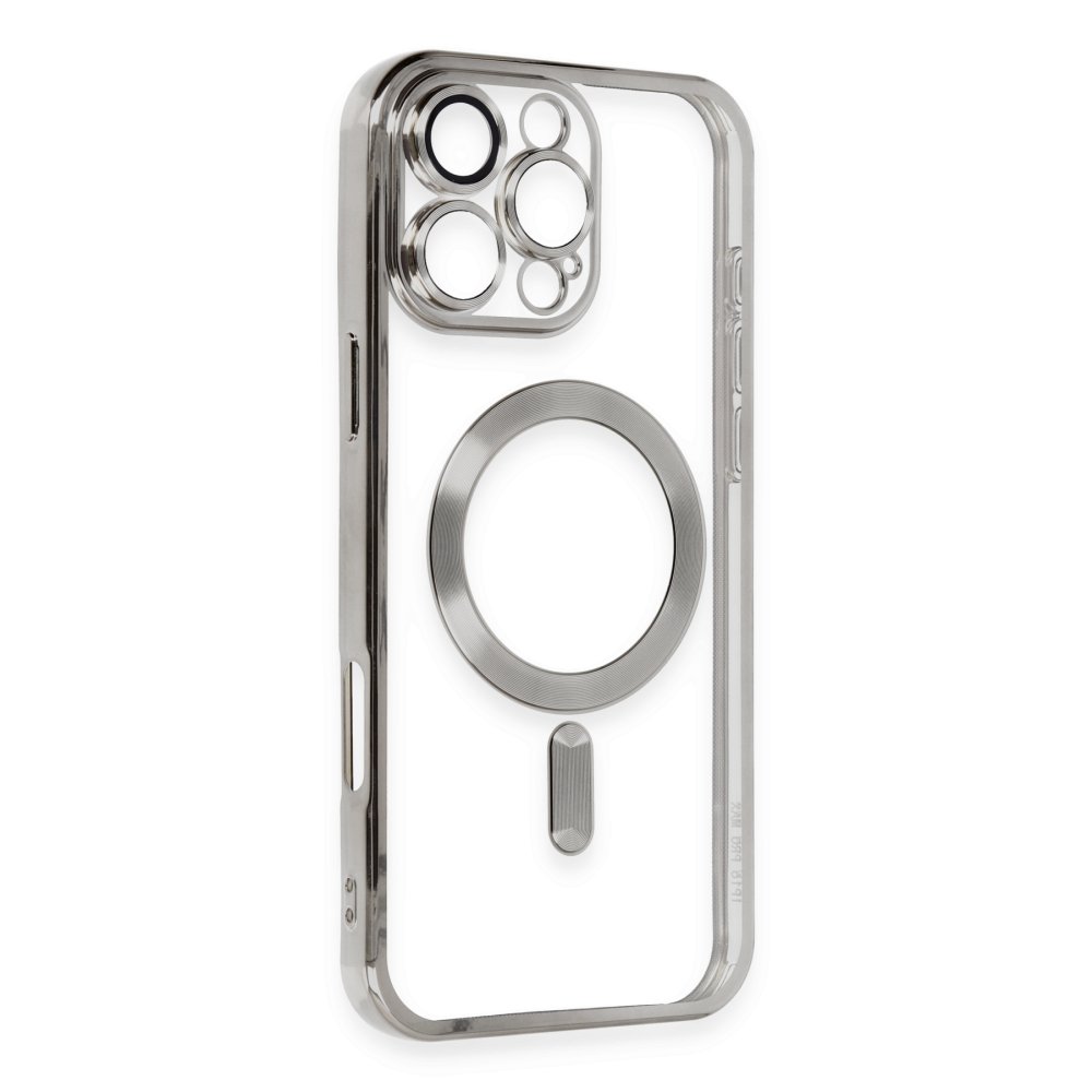 iPhone 16 Pro Kılıf Kross Magneticsafe Kapak - Titan Gri  iPhone 16 Pro Kılıf Kross Magneticsafe Kapak - Titan Gri