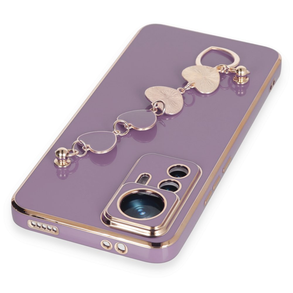 Xiaomi Mi 12T Pro Kılıf Esila Silikon - Mor  Xiaomi Mi 12T Pro Kılıf Esila Silikon - Mor