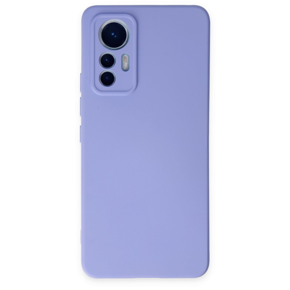  Xiaomi Mi 12 Lite Kılıf Nano içi Kadife Silikon - Lila