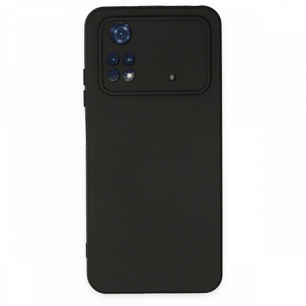  Xiaomi Poco M4 Pro 4G Kılıf Nano içi Kadife Silikon - Siyah