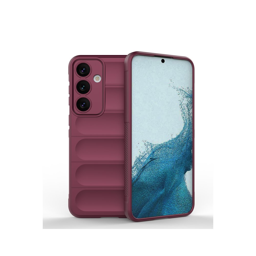  Samsung Galaxy S24 Kılıf Optimum Silikon - Bordo