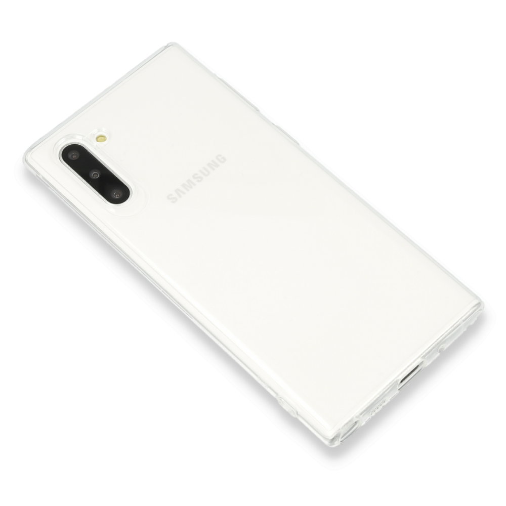  Samsung Galaxy Note 10 Kılıf Lüx Şeffaf Silikon