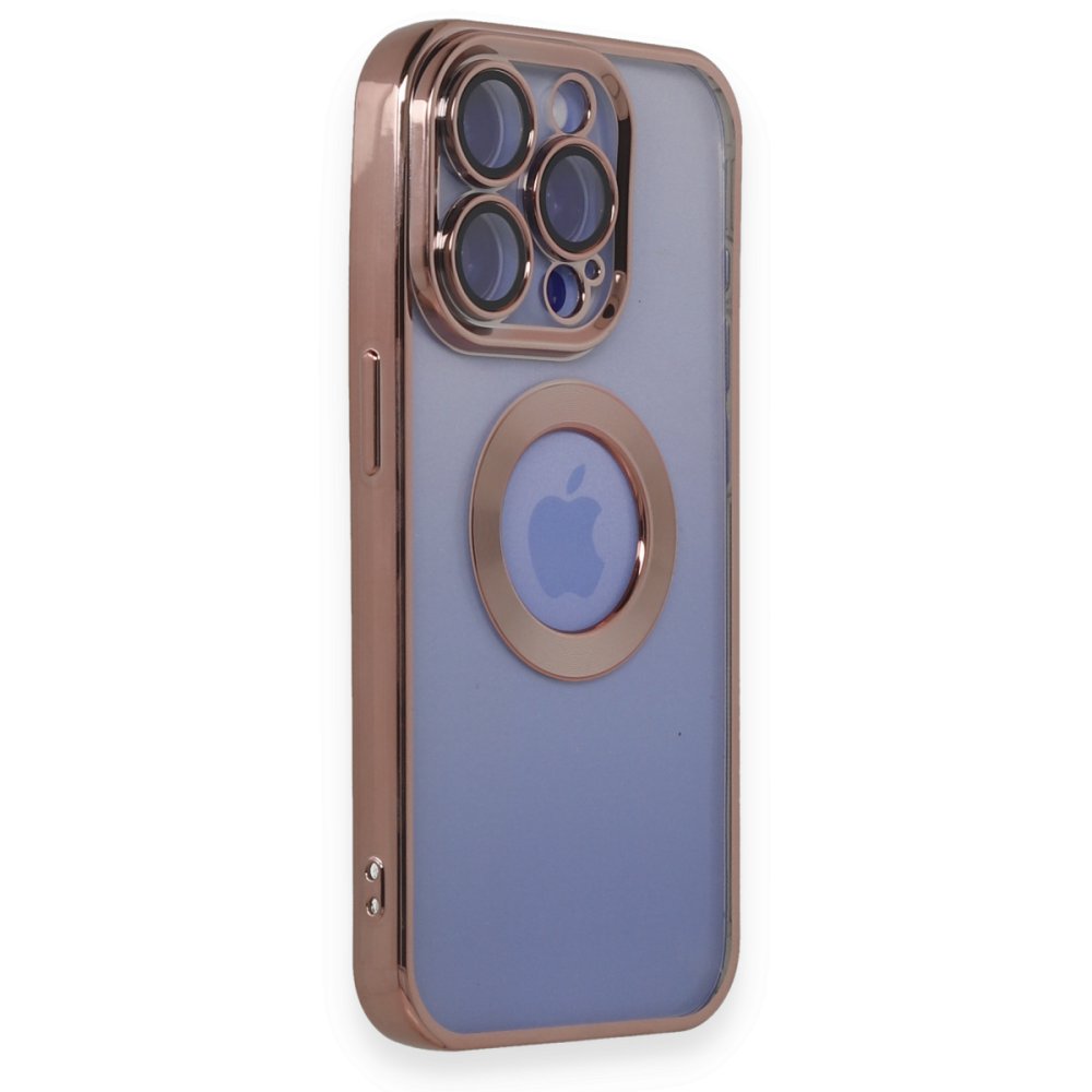  iPhone 15 Pro Max Kılıf Slot Silikon - Rose Gold