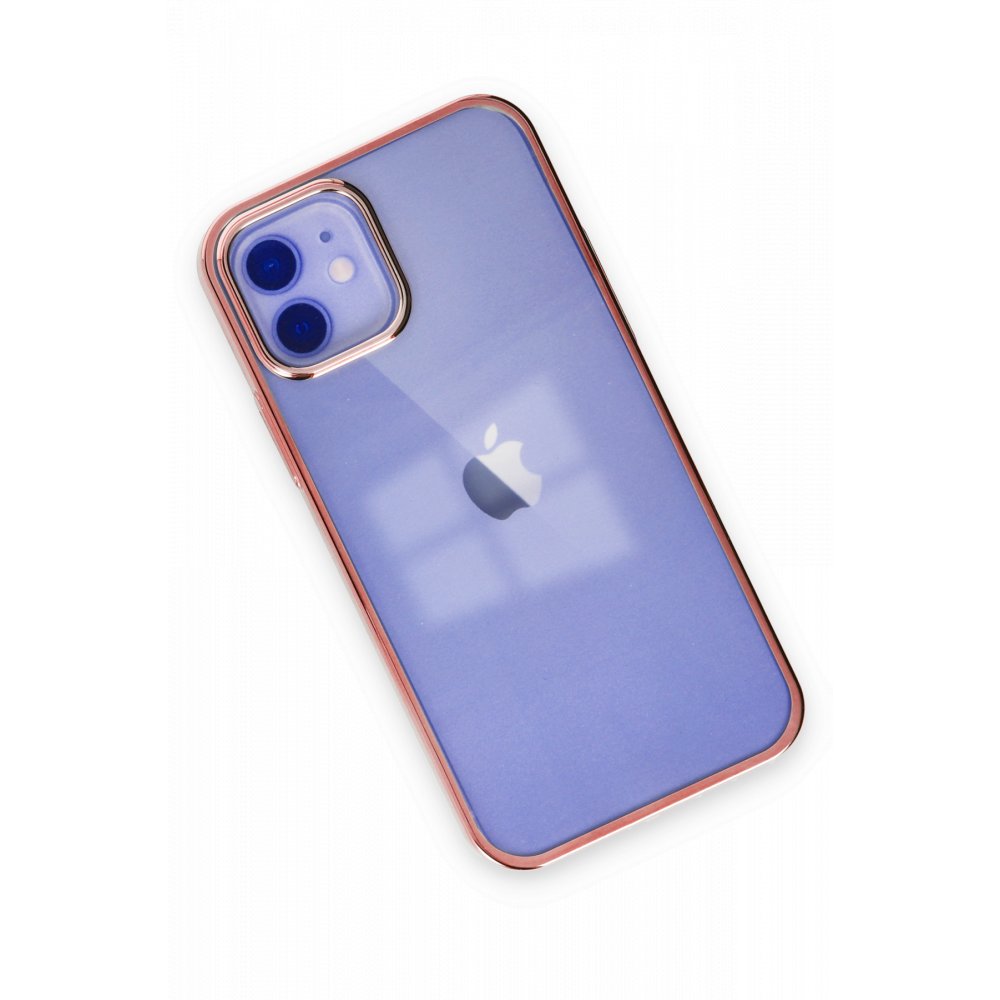  iPhone 12 Kılıf Element Silikon - Pembe