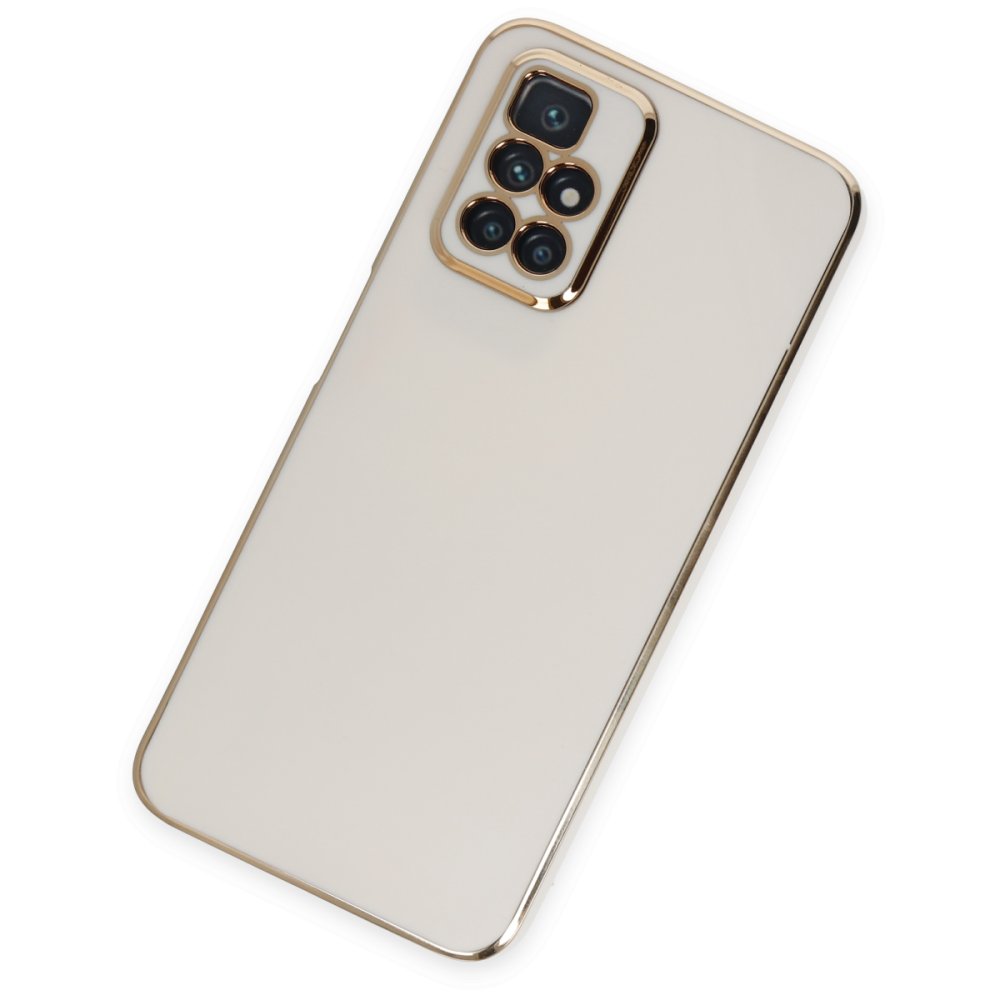 Redmi 10 2022 Kılıf Volet Silikon - Beyaz