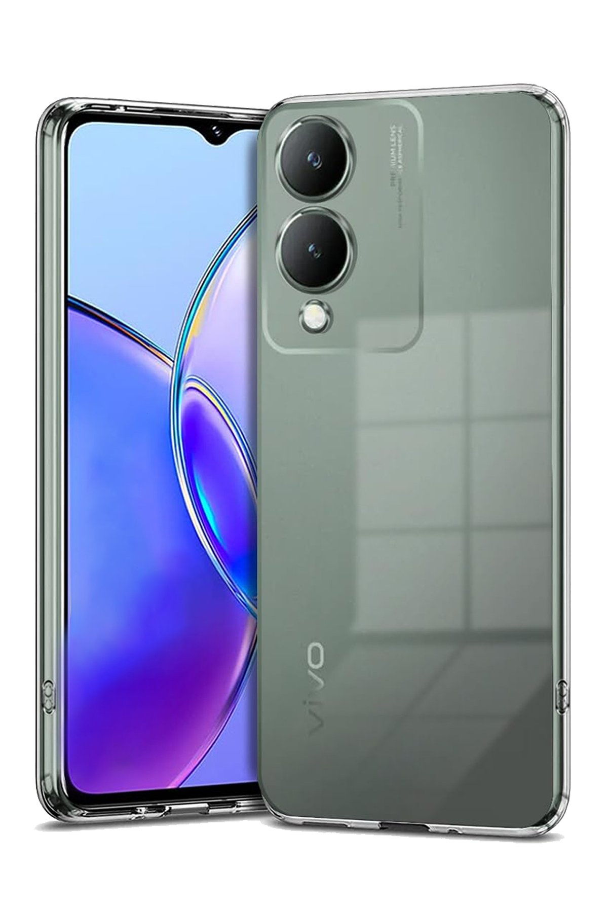 Vivo Y17S Kılıf Lüx Şeffaf Silikon Vivo Y17S Kılıf Lüx Şeffaf Silikon
