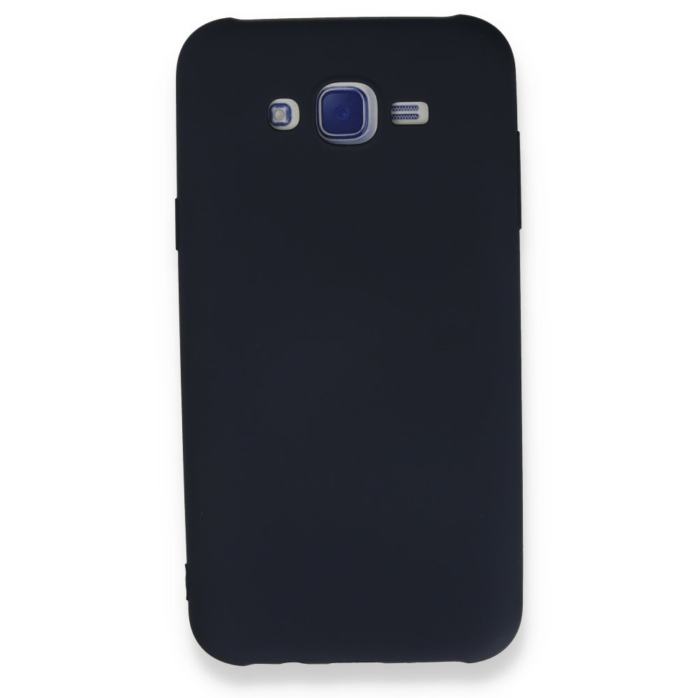  Samsung Galaxy J7 Kılıf Nano içi Kadife Silikon - Lacivert