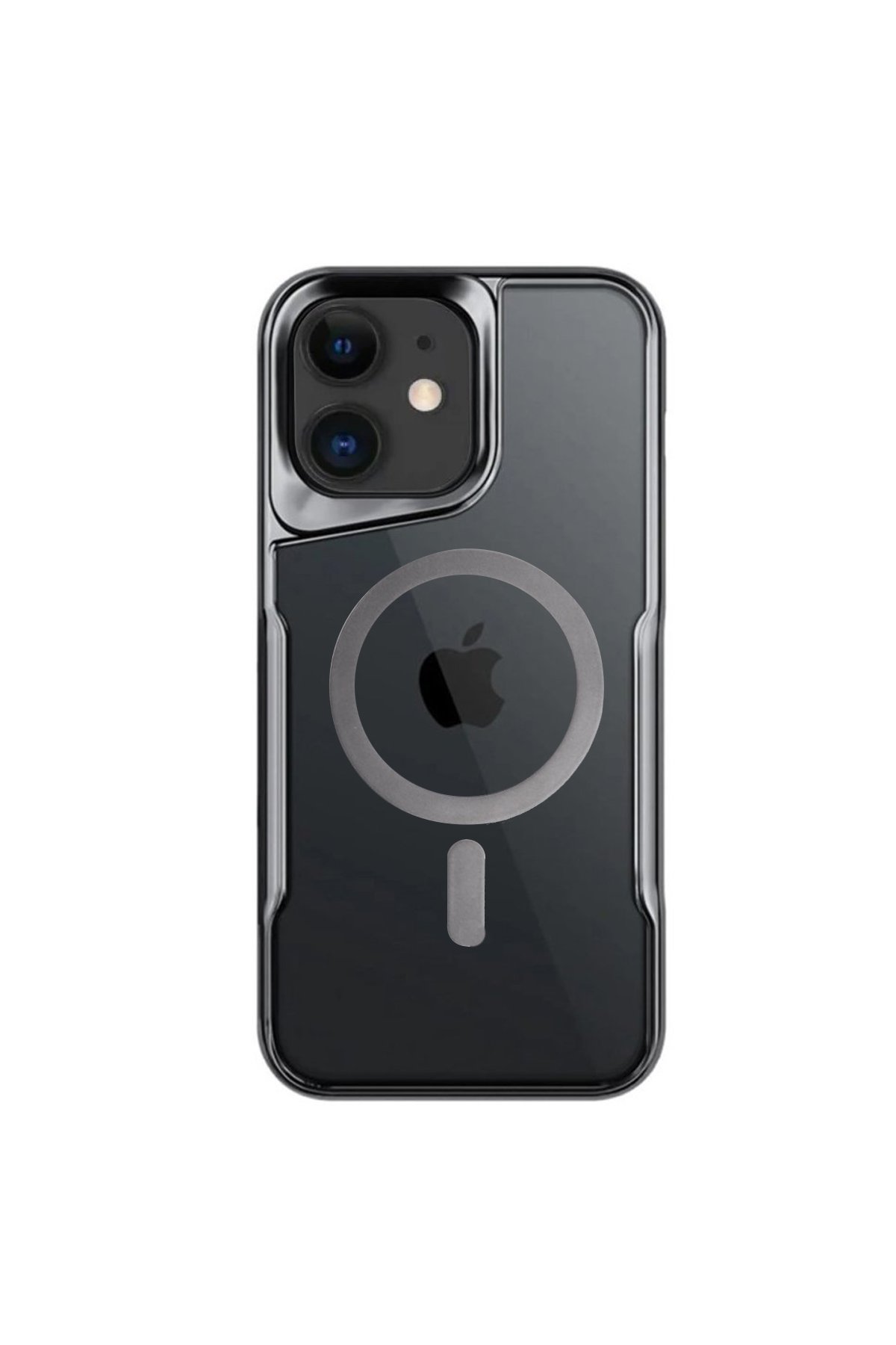  iPhone 11 Kılıf Boyi Magsafe Silikon Kapak - Titan Gri