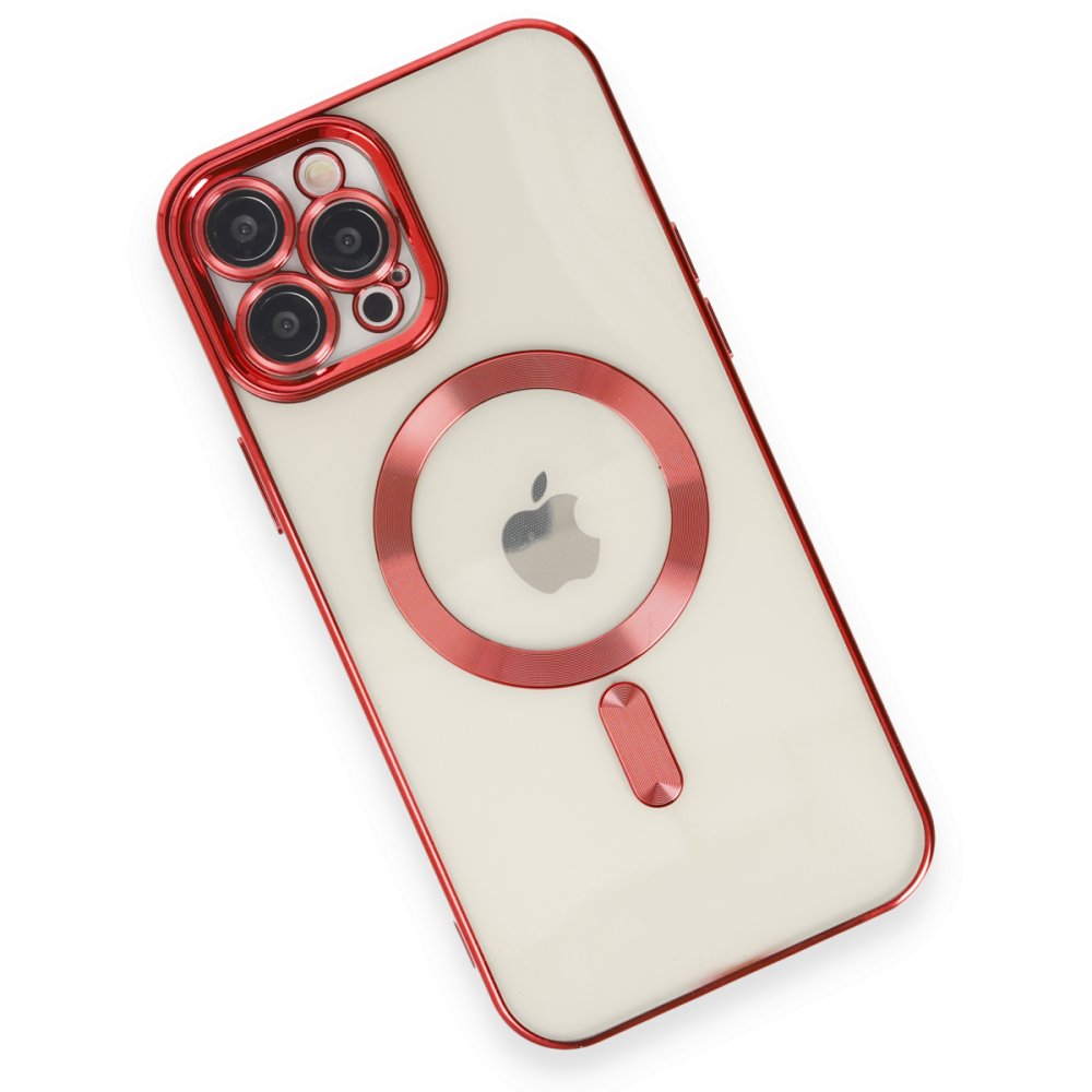  iPhone 12 Pro Max Kılıf Kross Magneticsafe Kapak - Kırmızı