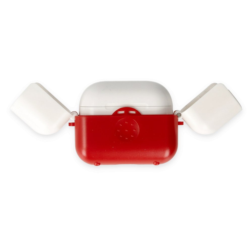Airpods 3 (3.nesil) Basmalı Kılıf - Kırmızı-Beyaz Airpods 3 (3.nesil) Basmalı Kılıf - Kırmızı-Beyaz