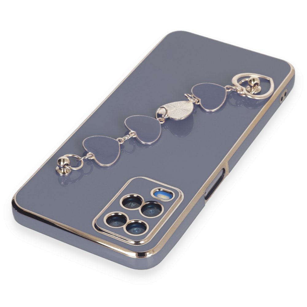 Oppo A54 4G Kılıf Esila Silikon - Gri Oppo A54 4G Kılıf Esila Silikon - Gri