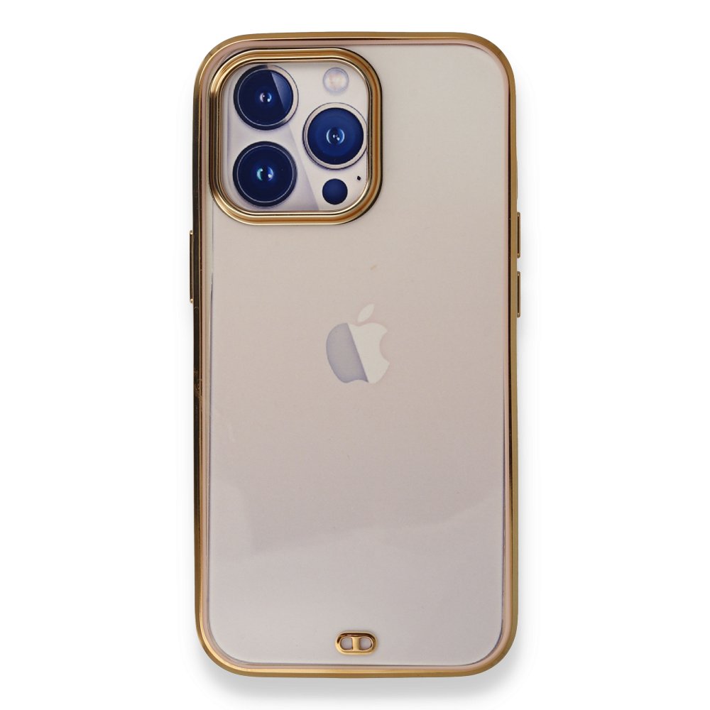  iPhone 13 Pro Kılıf Liva Silikon - Açık Pembe