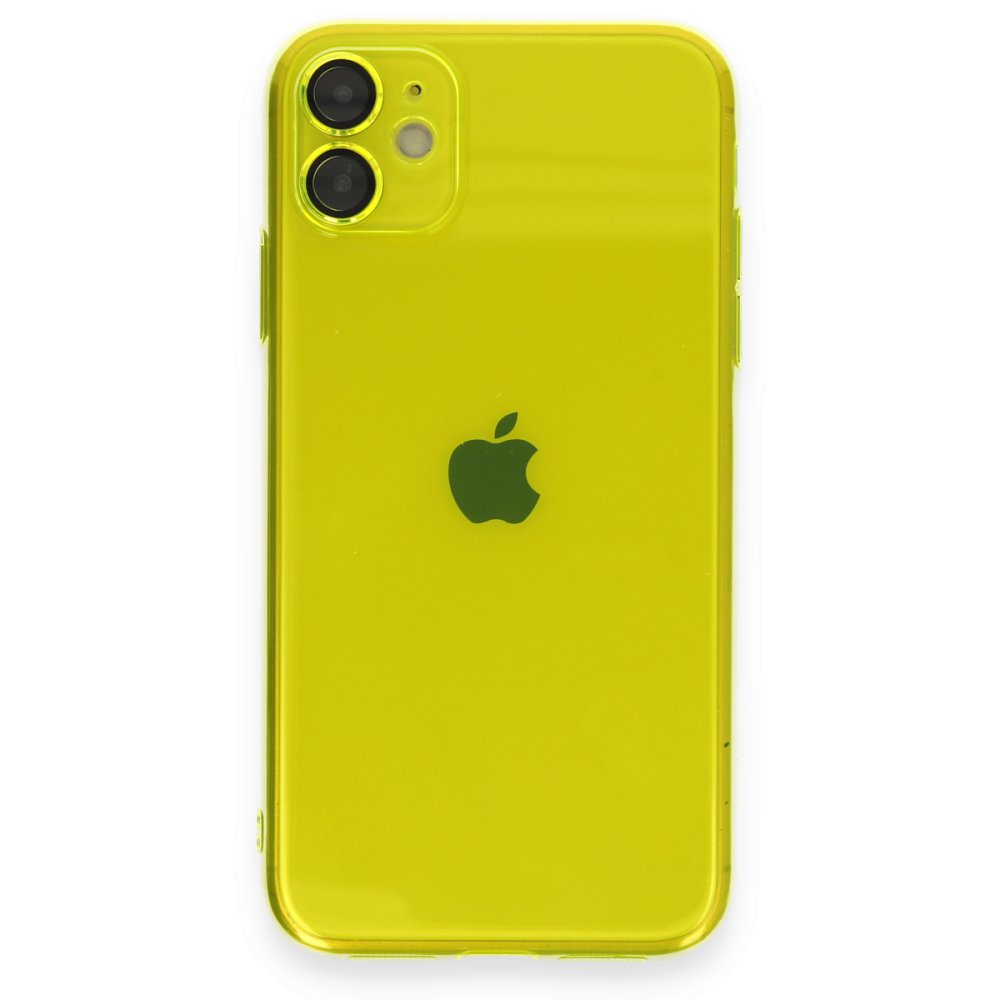  iPhone 11 Kılıf Armada Lensli Kapak - Sarı