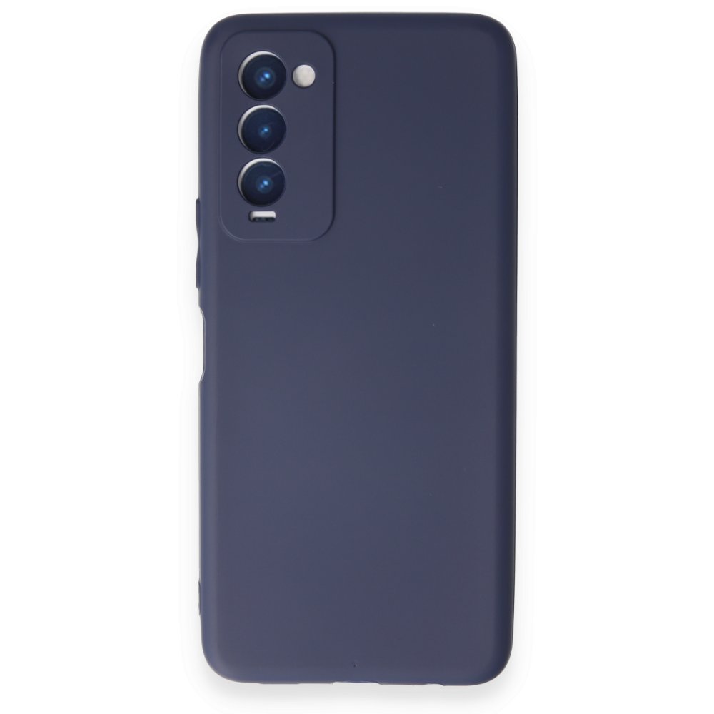  Tecno Camon 18T Kılıf First Silikon - Lacivert