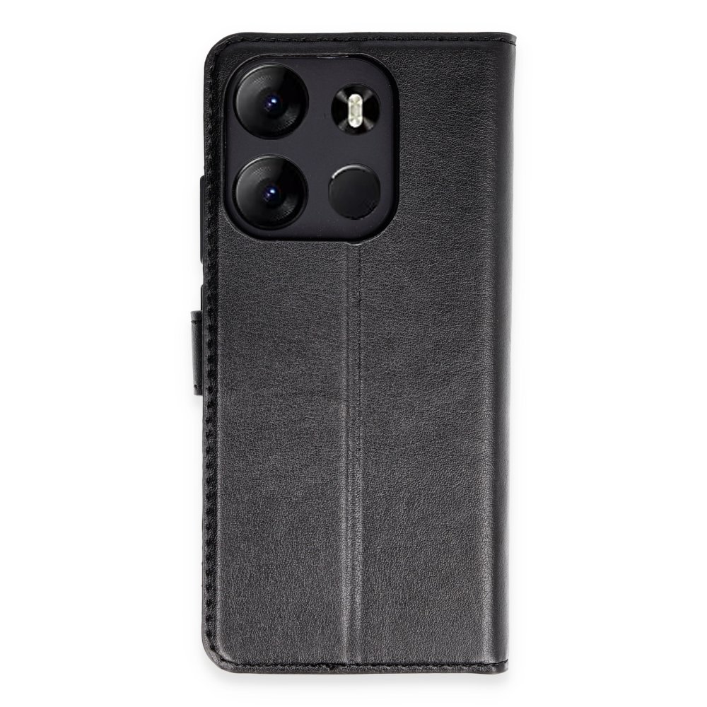 Tecno Spark Go 2023 Kılıf Trend S Plus Kapaklı Kılıf - Siyah Tecno Spark Go 2023 Kılıf Trend S Plus Kapaklı Kılıf - Siyah