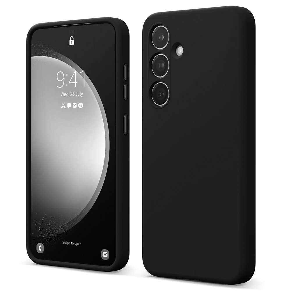  Samsung Galaxy S24 FE Kılıf First Silikon - Siyah